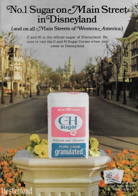 Full-page ad for C and H Sugar in the Summer 1968 issue of Disneyland’s Vacationland