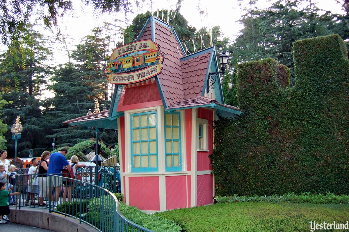 Casey Jr. Circus Train station at Disneyland