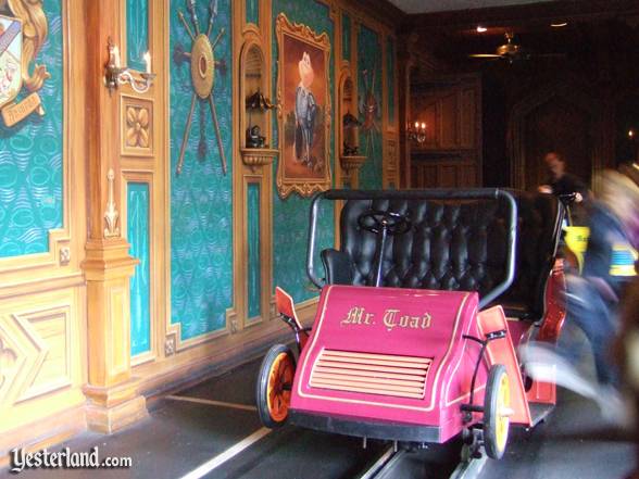 'Mr. Toad' car in loading/unloading area