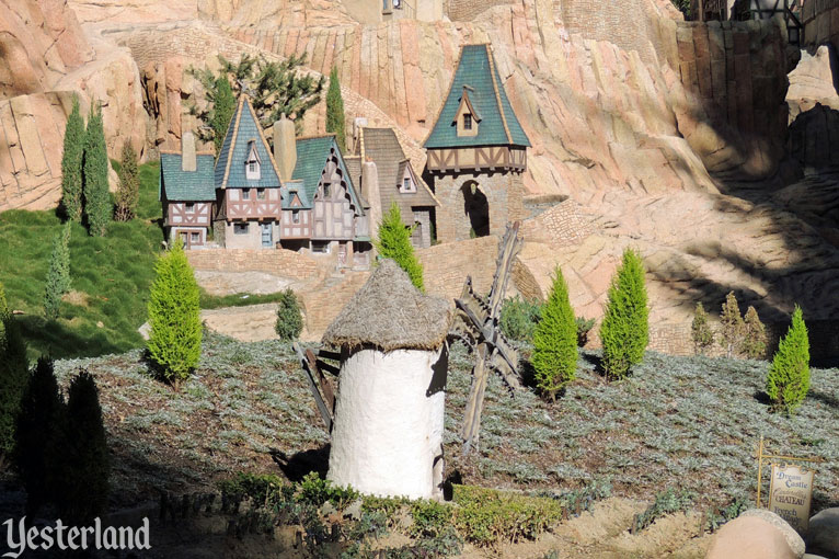 French windmill at Storybook Land, Disneyland