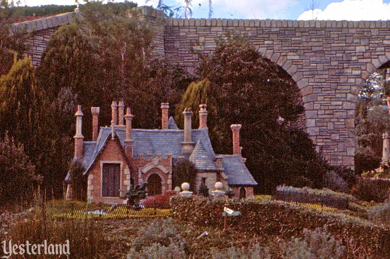 Toad Hall in its original location at Storybook Land, Disneyland