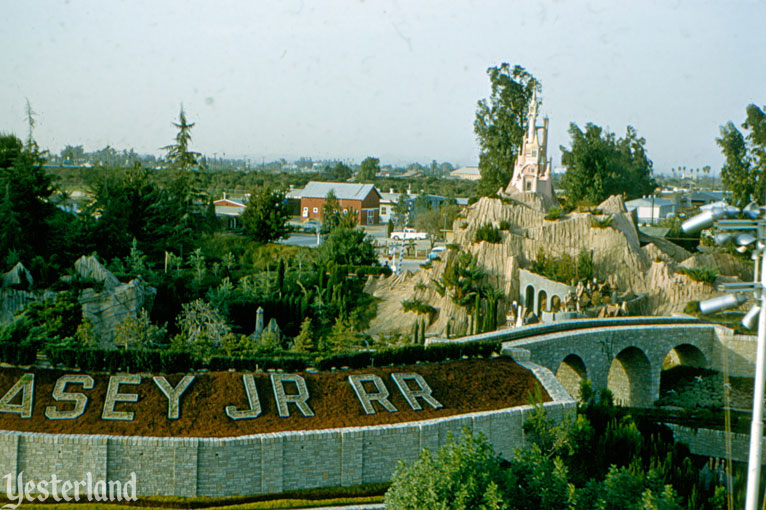 Storybook Land from the Skyway at Disneyland