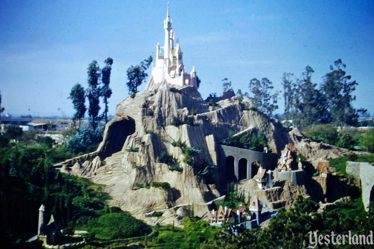 Storybook Land from the Skyway at Disneyland