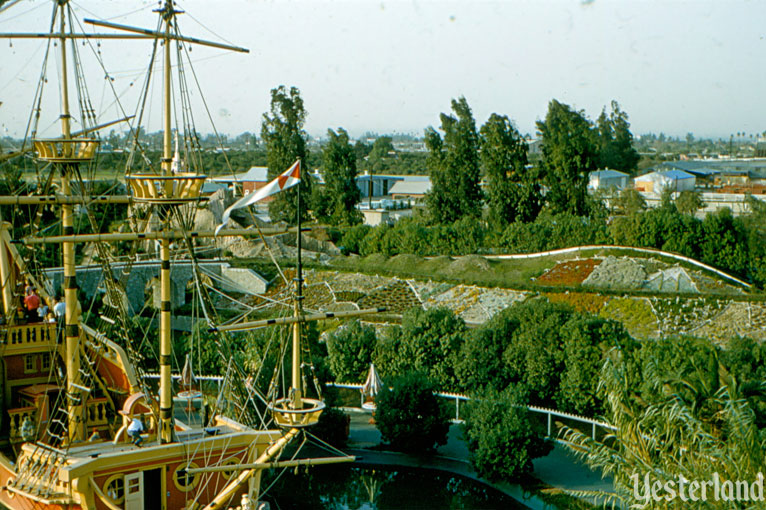 Storybook Land from the Skyway at Disneyland