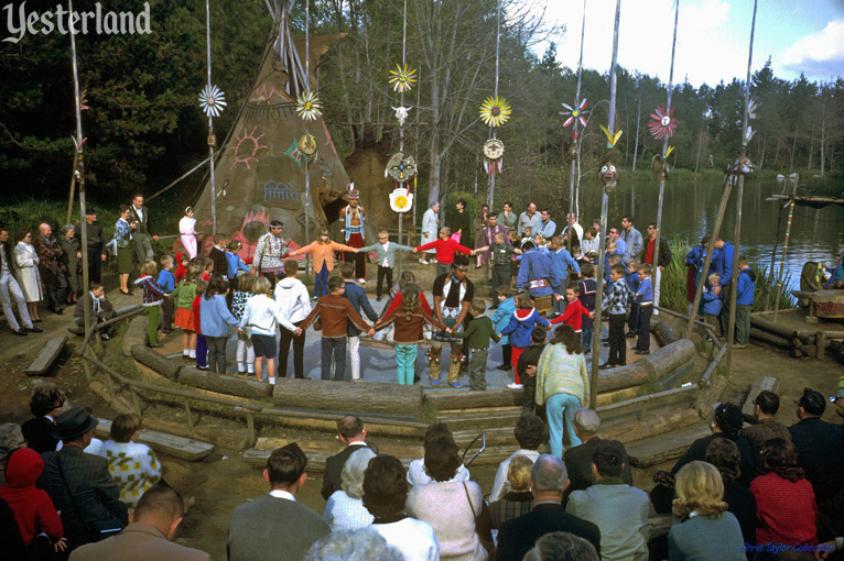 Ceremonial Dance Circle at Frontierland Indian Village, Disneyland