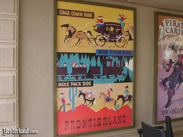 Vintage Frontierland poster in 2001