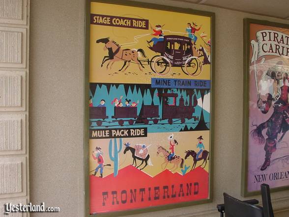 Vintage Frontierland poster in 2001