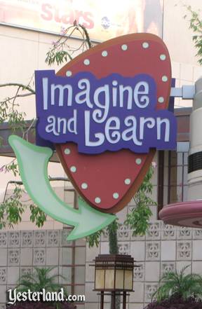 'Imagine and Learn' sign