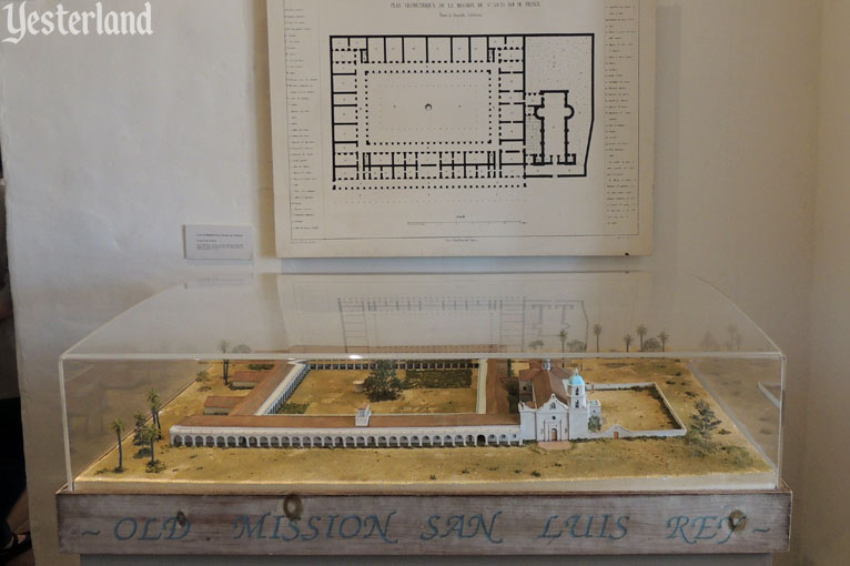 Scale model of Mission San Luis Rey