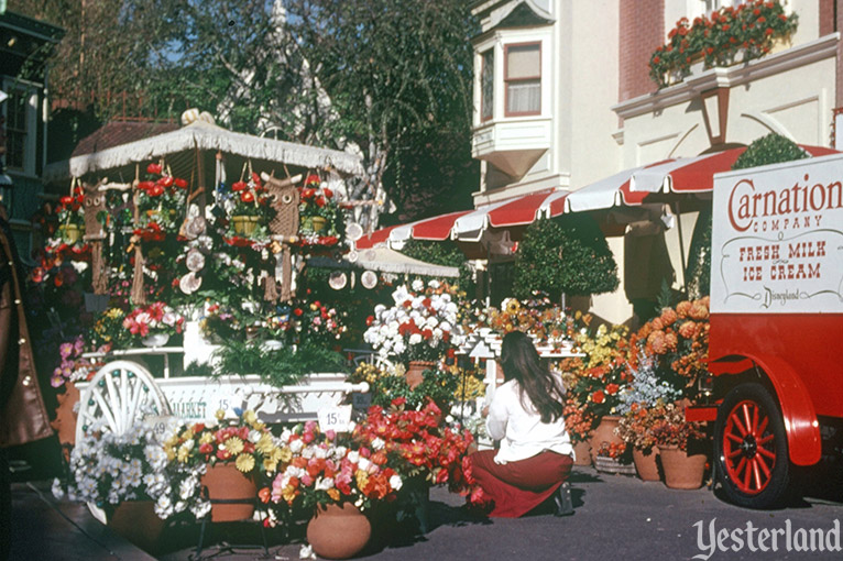 Main Street Flower Market at Disneyland