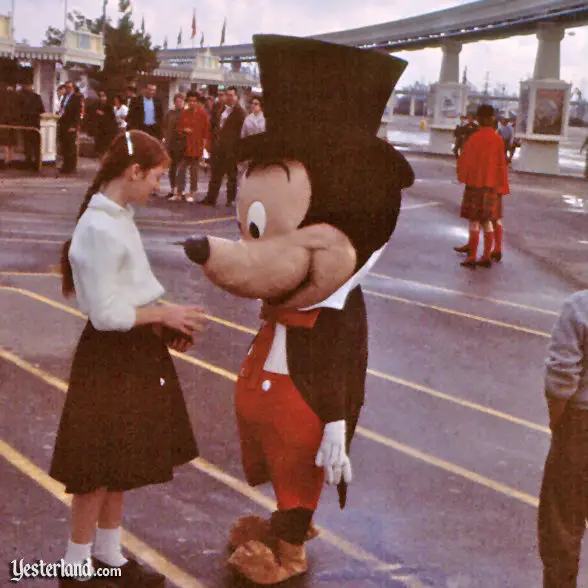 Mickey Mouse and Minnie Mouse at Disneyland, 1961