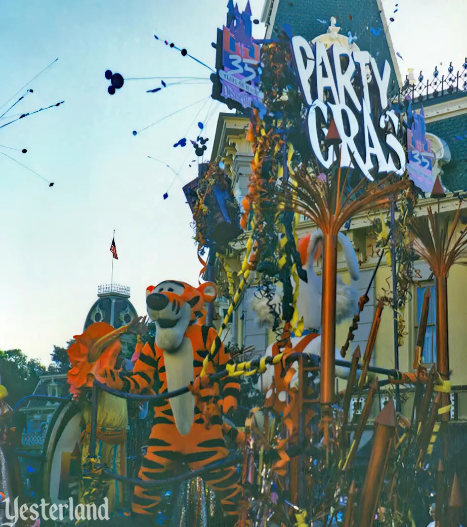 Party Gras Parade at Disneyland