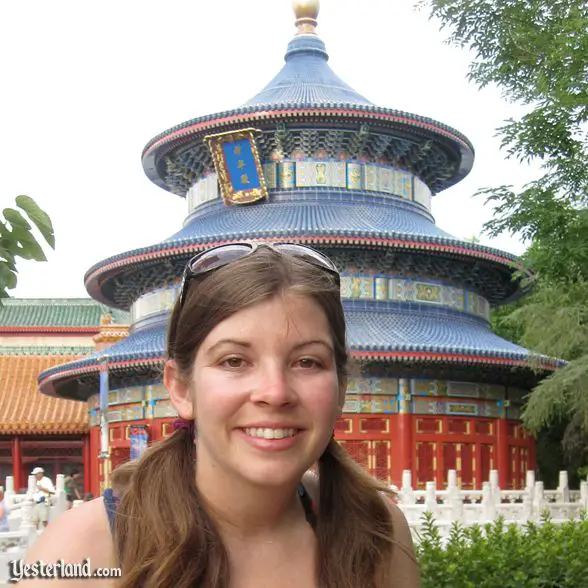 Lauren Delmont at Epcot China Pavilion