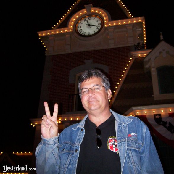 John Delmont at Disneyland Main Street Station