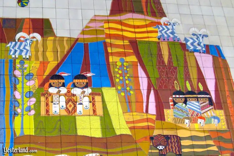 detail from Mary Blair mural at Disney’s Contemporary Resort