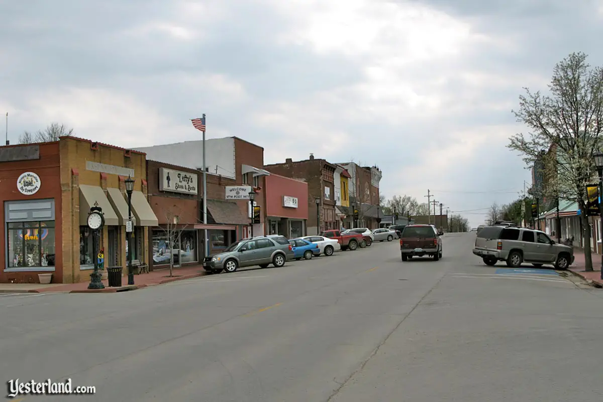 Main Street, U.S.A. in Marceline, Missouri
