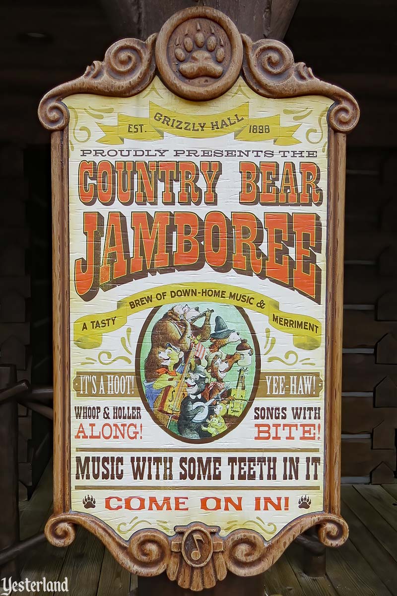 Country Bear Jamboree, the Original Show, at Magic Kingdom Park