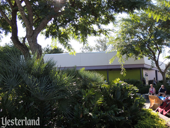 site of former Skyway station in Tomorrowland