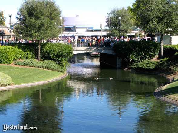 former Plaza Swan Boats canal