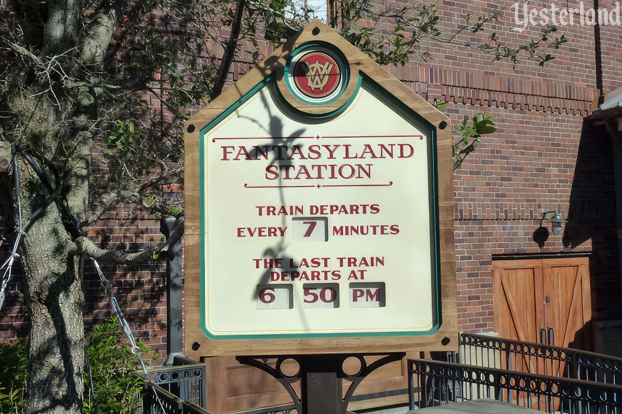 Mickey's Toontown Fair Train Station at Magic Kingdom Park