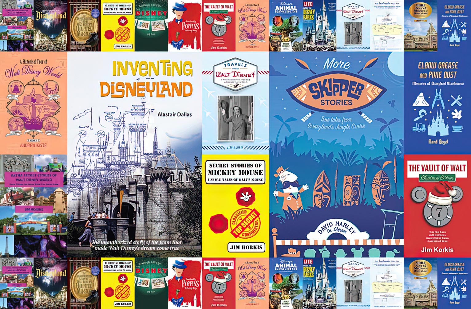 Sixteen New Books for Disney Park Fans