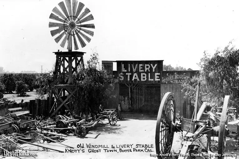 Knott’s Berry Farm, Old Windmill and Livery Stable, built in 1940