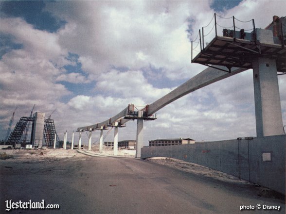 Construction of DIsney's Contemporary Resort