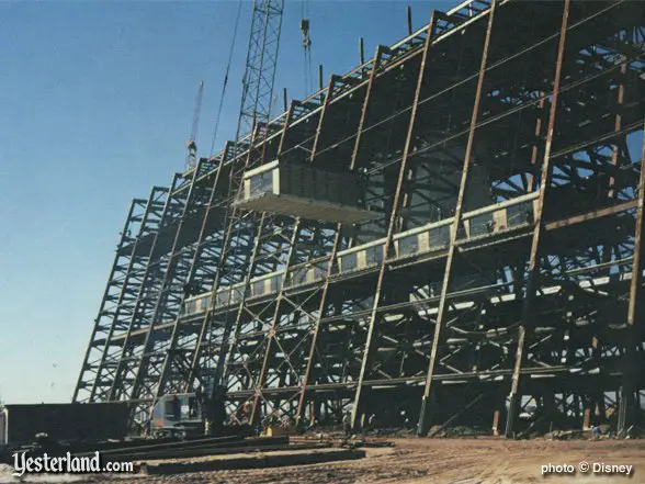 Construction of DIsney's Contemporary Resort
