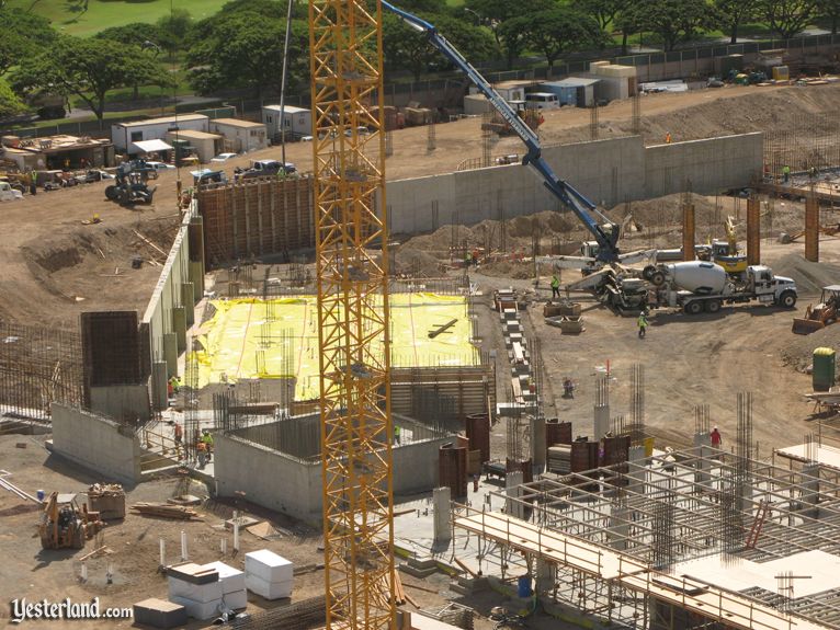 Disney resort construction at Ko Olina, Hawai‘i, July 31, 2009