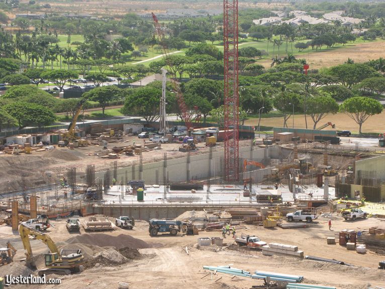 Disney resort construction at Ko Olina, Hawai‘i, July 31, 2009