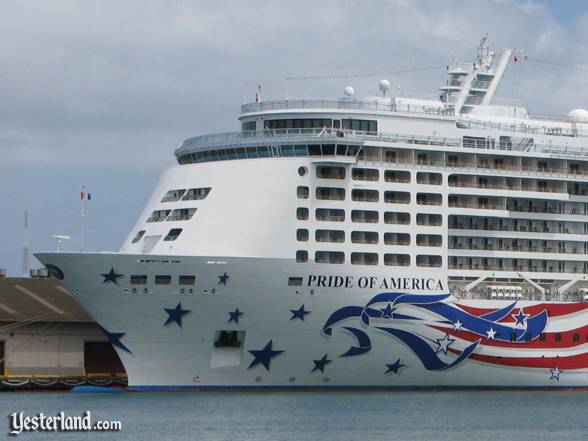 Photo of bow of Pride of America