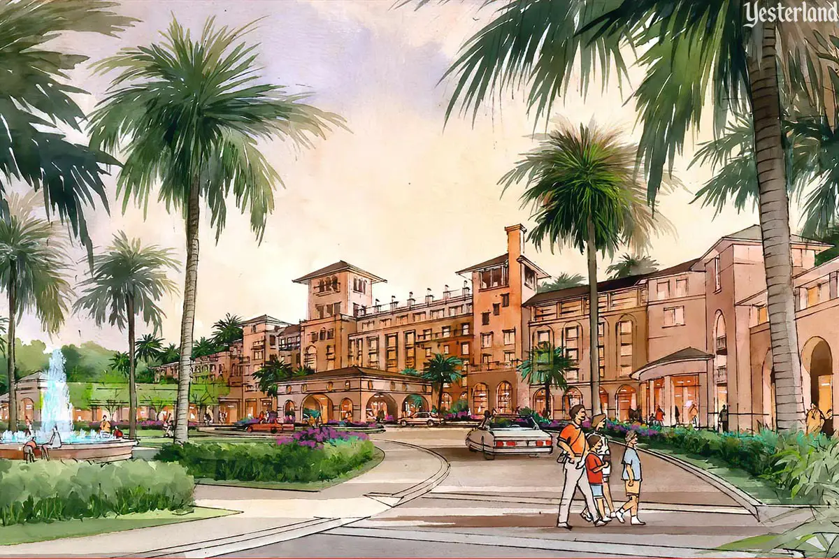Rendering of proposed DVC resort at Eagle Pines Golf Course