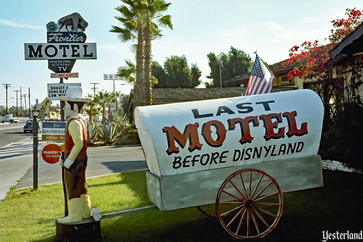 Frontier Motel, 933 South Harbor Boulevard, Anaheim in 1974