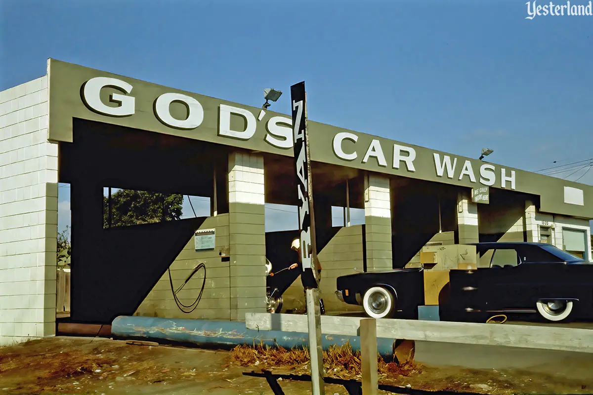 God’s Car Wash, 1805 W. First Street, Santa Ana in 1974