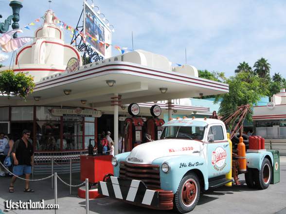 Disney cars gas station shop