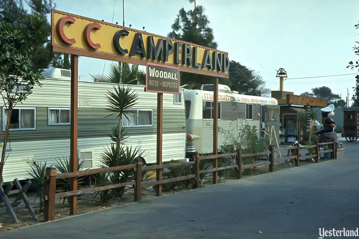 C C Camperland RV Park, 12262 Harbor Blvd., Garden Grove, California in 1974