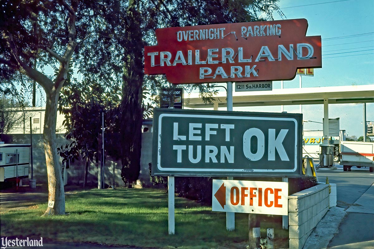 Trailerland Park, 1211 South Harboe Blvd, Anaheim, California in 1974