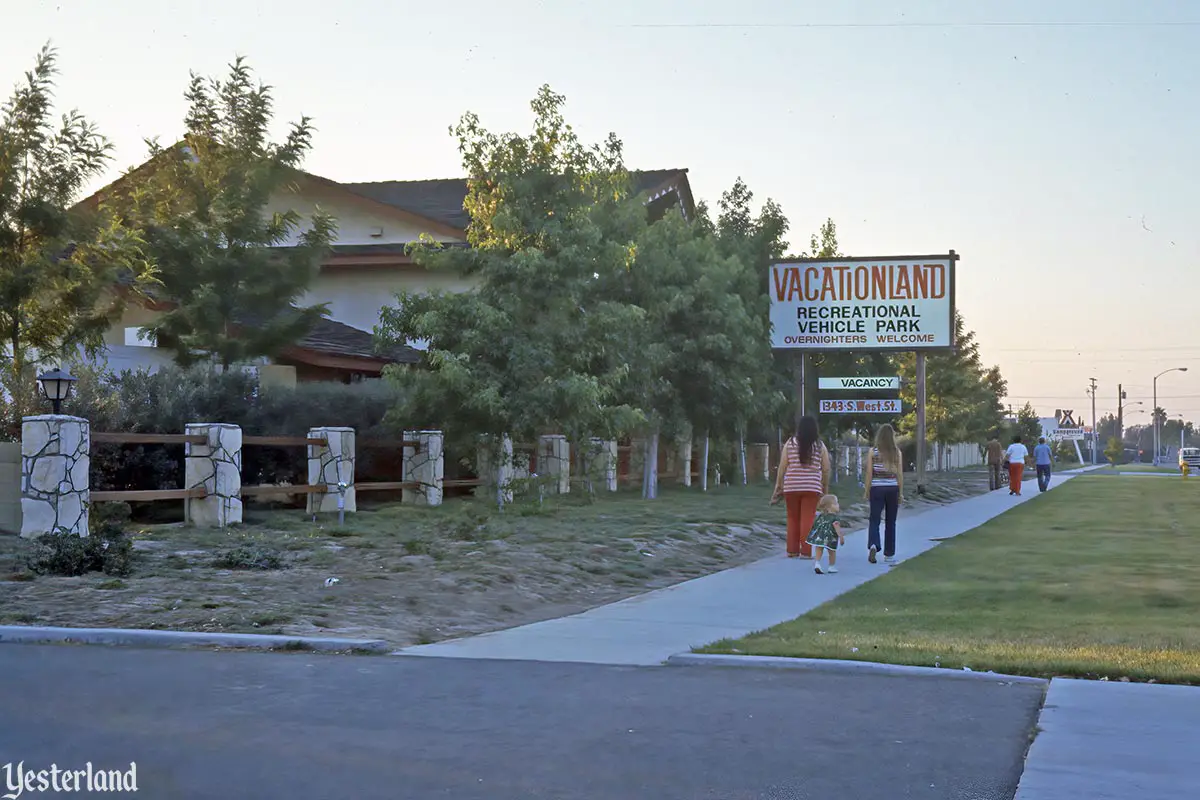 Vacationland Recreational Vehicle Park, 1343 S. West St., Anaheim, California in 1974
