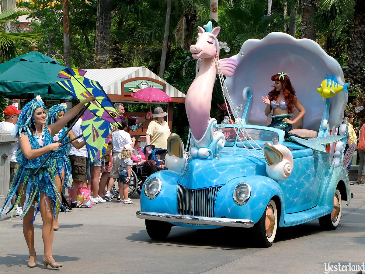 The Little Mermaid car in Disney Stars and Motor Cars parade