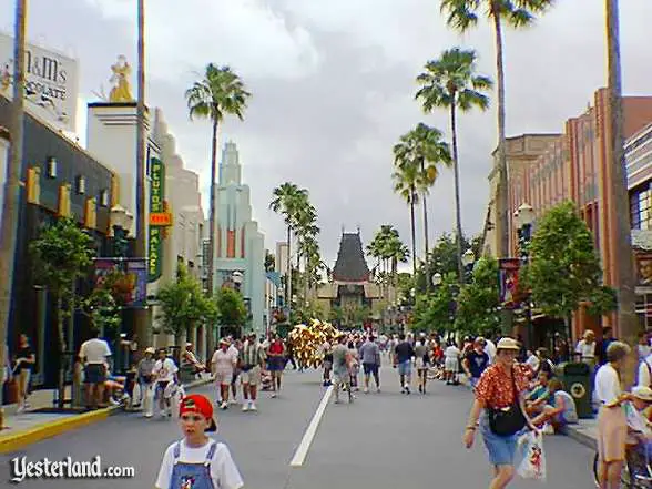 Disney’s Hollywood Boulevard, leading to the most famous movie theater in the world