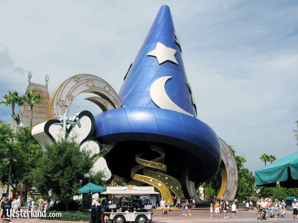 The Sorcerer’s Hat with swirly, starry, vaguely Mouse-ear-like things