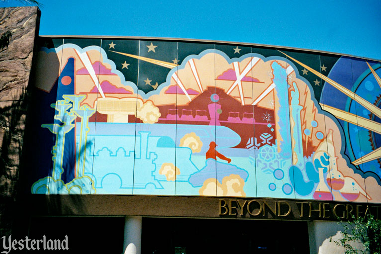 1998 Tomorrowland Mural at Disneyland