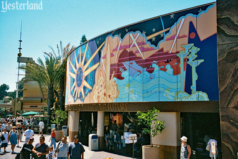 1998 Tomorrowland Mural at Disneyland