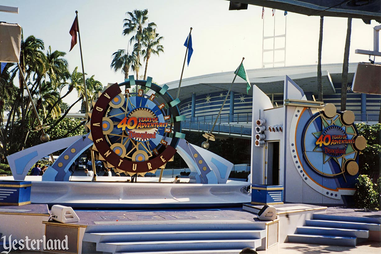 Disneyland 40th Anniversary at Tomorrowland Terrace stage at Disneyland
