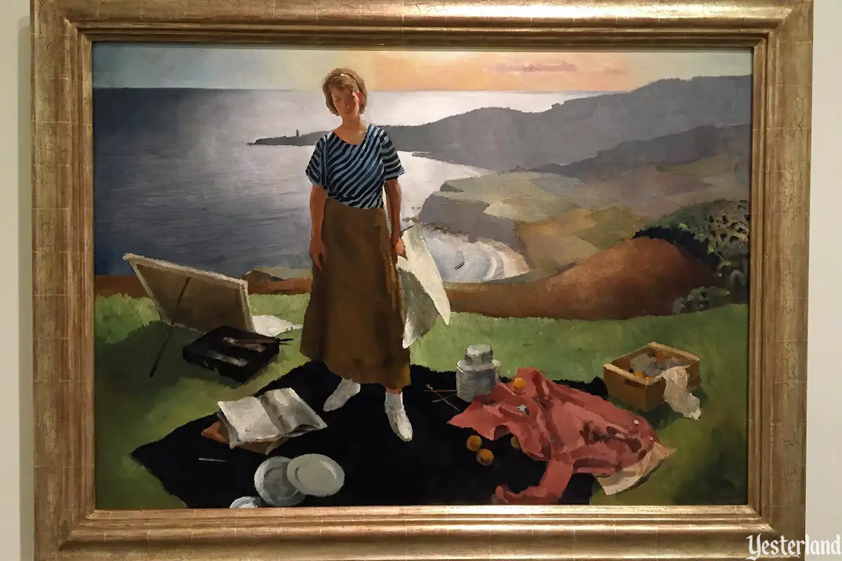 “Mary by the Sea“ by Lee Blair, 1934, at the Hilbert Museum