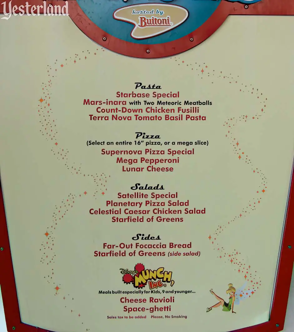 Redd Rockett’s Pizza Port, Disneyland