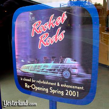 Photo of 'Reopening in 2001' sign