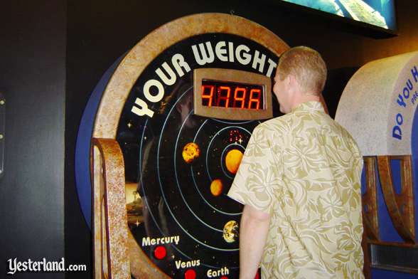 Photo of 'How much would you weigh?' scale