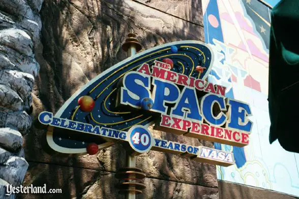 Photo of the American Space Experience sign