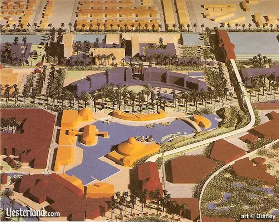 Disneyland Center in the Disneyland Resort Plan of 1991